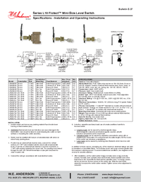 Thumbnail of document Manual - L10 FLOTECT Mini-Size Level Switch